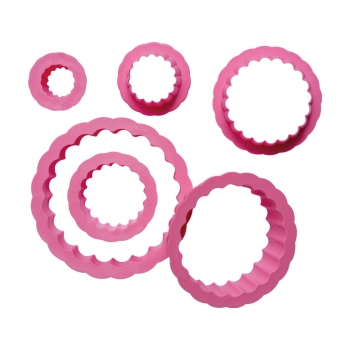 Cutter Set - Round Curly / 6